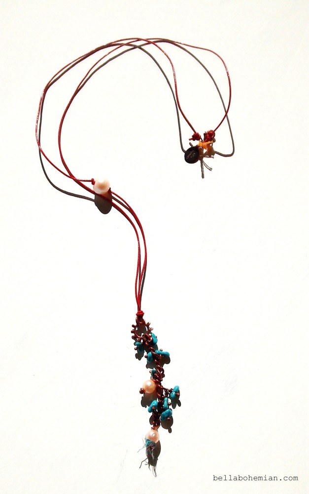 BB9-3_Cascade Turquoise and Pearl Necklace 2015 - bellabohemian-com copy