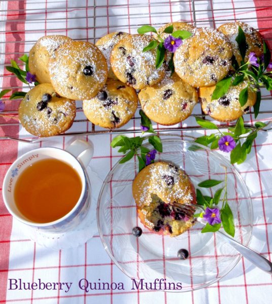 Recipe - Blueberry Quinoa Muffins
